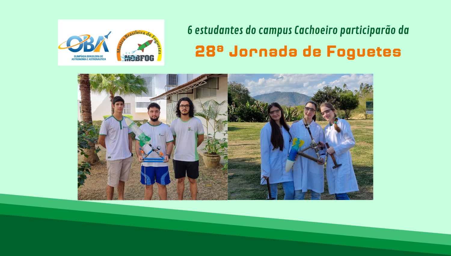 Duas equipes do campus Cachoeiro participarão da 28ª Jornada de Foguetes
