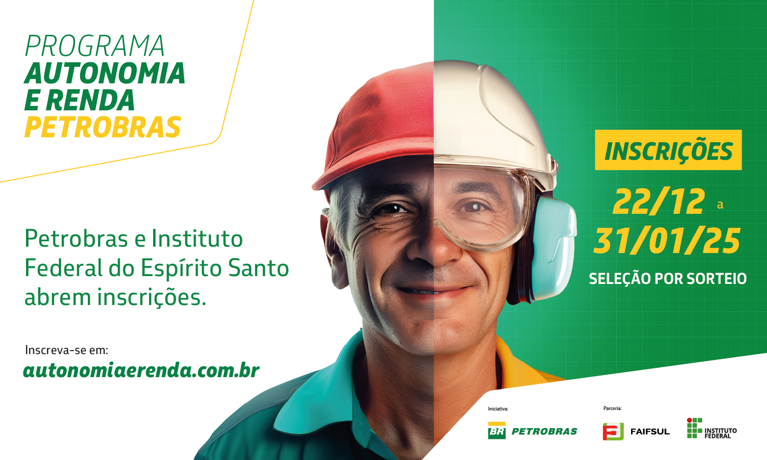 Programa Autonomia e Renda Petrobras oferta 30 vagas em curso gratuito de qualificação profissional