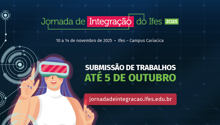 Jornada da Integração 2025: submissão de trabalhos vai até o dia 5 de outubro