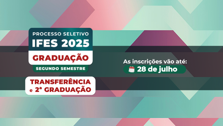 Edital oferta 66 vagas para transferência e segunda graduação no Campus Cachoeiro